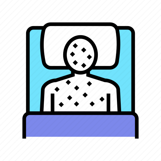 Bed, chicken, human, illness, pox, rash icon - Download on Iconfinder