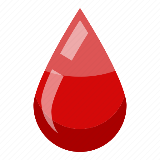 Blood, cartoon, drop, isometric, medical, nature, water icon - Download on Iconfinder