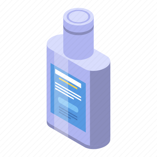 Baby, bottle, cartoon, flu, isometric, medical, syrup icon - Download on Iconfinder