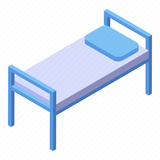 Bed, cartoon, hand, hospital, isometric, logo, medical icon - Download on Iconfinder