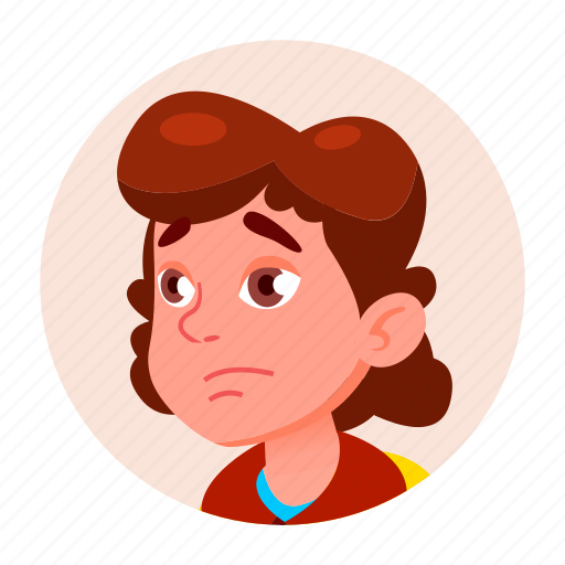 Avatar, child, emotion, expression, face, girl, people icon - Download on Iconfinder