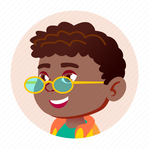 African, avatar, black, boy, child, expression, face icon - Download on Iconfinder