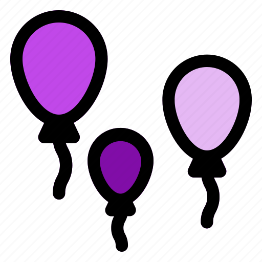1, balloons, celebration, child, colorful, toy icon - Download on Iconfinder