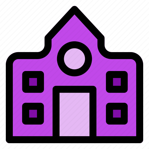 1, school, building, kids, kindergarten, primary icon - Download on Iconfinder