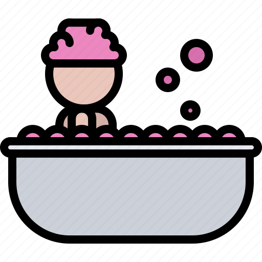 Bath, bathing, bathroom, child, childhood, kid, toy icon - Download on Iconfinder