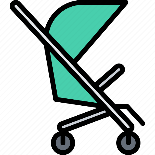 Baby, child, childhood, kid, stroller, toy icon - Download on Iconfinder