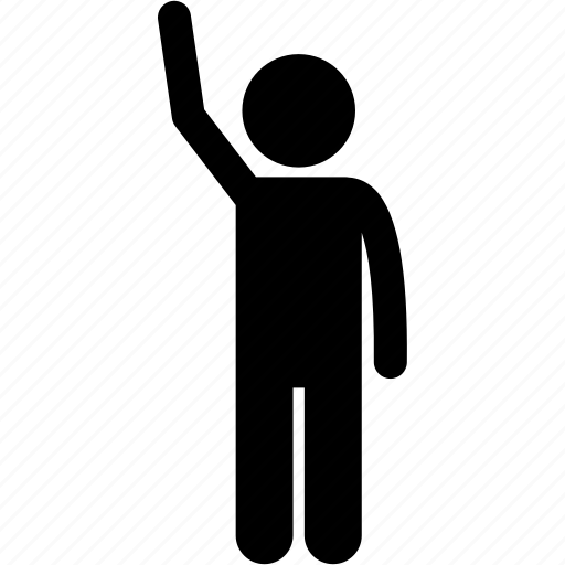 Kid, hi, child, raise, hand, hello icon - Download on Iconfinder