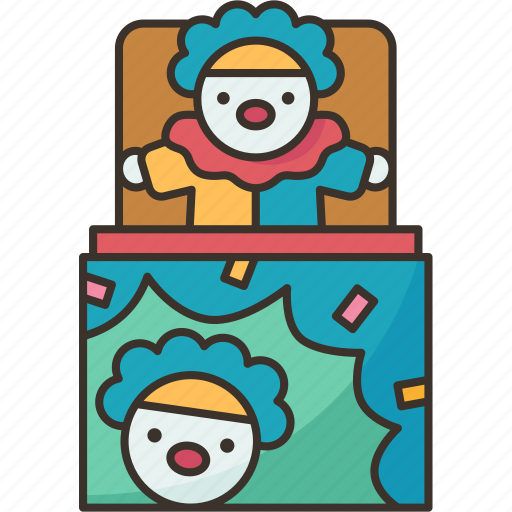 Jack, box, toy, clown, circus icon - Download on Iconfinder