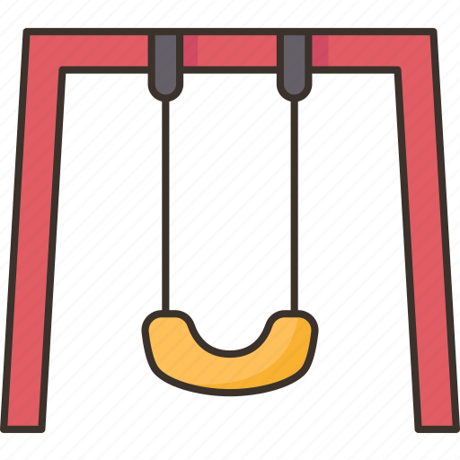 Swings, playground, kid, park, childhood icon - Download on Iconfinder
