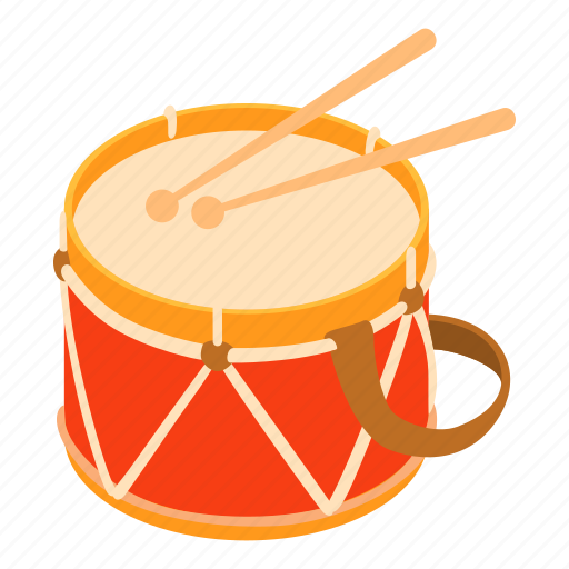 Acoustic, baby, cartoon, drum, music, stick, toy icon - Download on Iconfinder