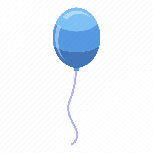 Baby, balloon, blue, cartoon, flower, isometric, kid icon - Download on Iconfinder