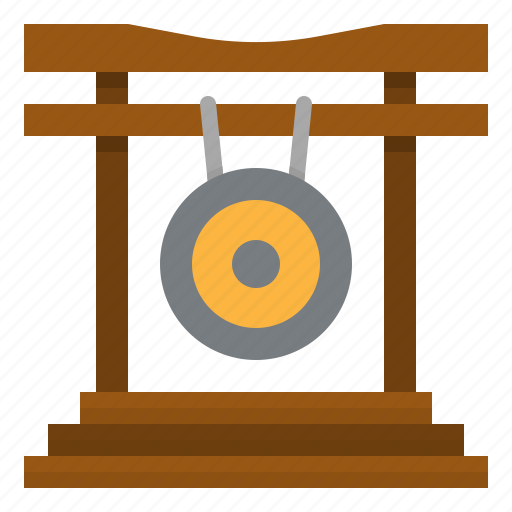 Gong, instruments, music, oriental, percussion icon - Download on Iconfinder