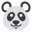 animal, china, cute, head, panda 