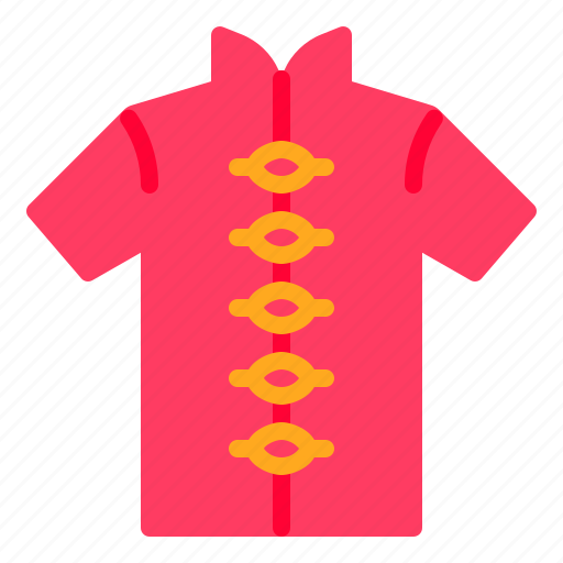 China, fashion, men, shirt, traditional icon - Download on Iconfinder