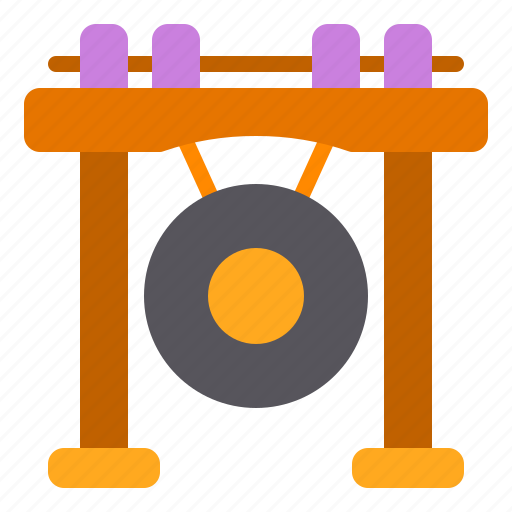 China, chinese, gong, instrument, traditional icon - Download on Iconfinder