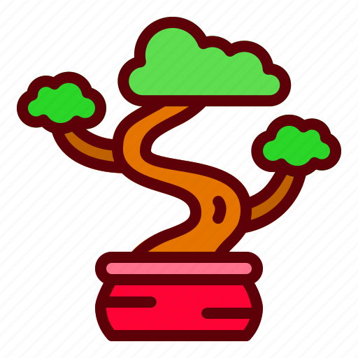 Bonsai, china, pot, small, tree icon - Download on Iconfinder