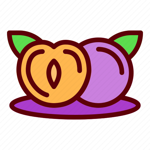 Eat, food, fruit, plums, traditional icon - Download on Iconfinder