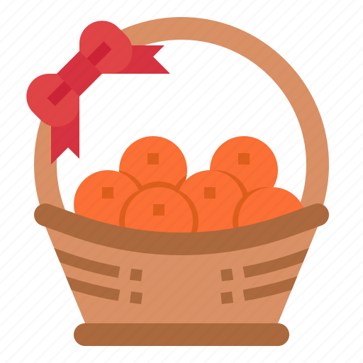 Basket, chinese, fruit, orange icon - Download on Iconfinder