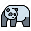 animal, bear, panda, wildlife, zoo 