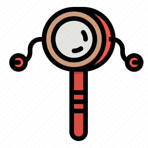 Drum, multimedia, music, musical, rattle icon - Download on Iconfinder