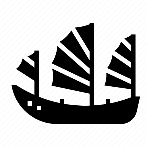 Boat, chinese, junk, ship icon - Download on Iconfinder