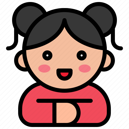 Avartar, character, chinese, cny, female, girl icon - Download on Iconfinder