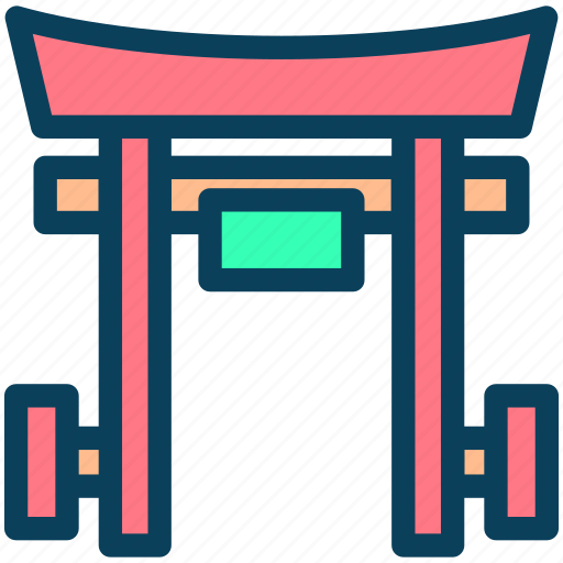 Chinese, gate, arch, japanese, asia icon - Download on Iconfinder