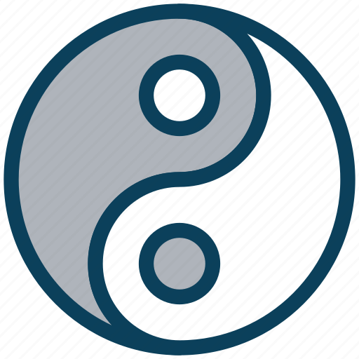 Chinese, china, symbol, yin yang, dojo icon - Download on Iconfinder