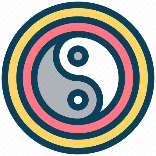 Chinese, china, symbol, yin yang, dojo icon - Download on Iconfinder