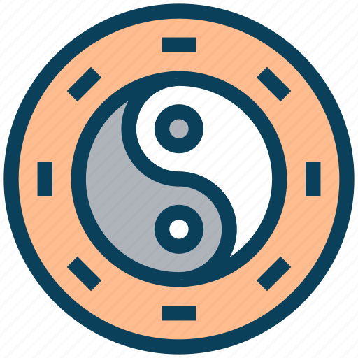 Chinese, china, symbol, yin yang, taoism icon - Download on Iconfinder