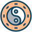 chinese, china, symbol, yin yang, taoism 