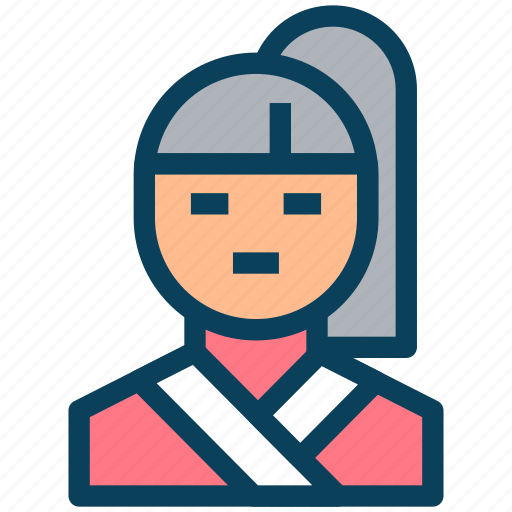 Chinese, people, girl, female, avatar icon - Download on Iconfinder