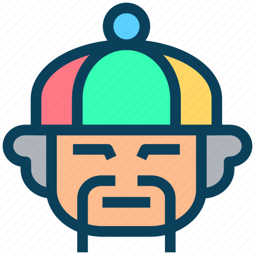 Chinese, people, male, fashion, avatar icon - Download on Iconfinder