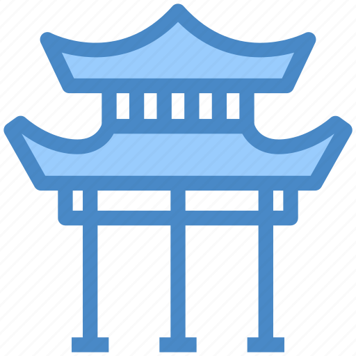 Chinese, gate, torii, festival, building icon - Download on Iconfinder
