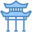 chinese, gate, torii, festival, building 