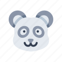 chinese, event, festival, new, year, panda, animal, face, cute
