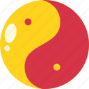 lunar, new year, chinese, yin yang