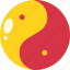 lunar, new year, chinese, yin yang 