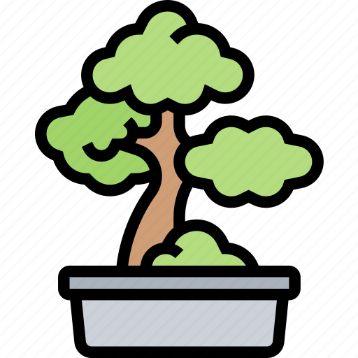 Bonsai, tree, miniature, garden, asian icon - Download on Iconfinder