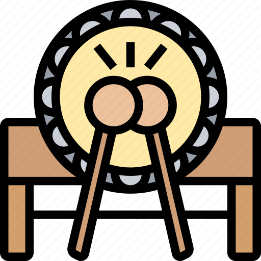 Drums, festival, musical, chinese, traditional icon - Download on Iconfinder
