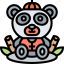panda, china, mascot, animal, zoo 