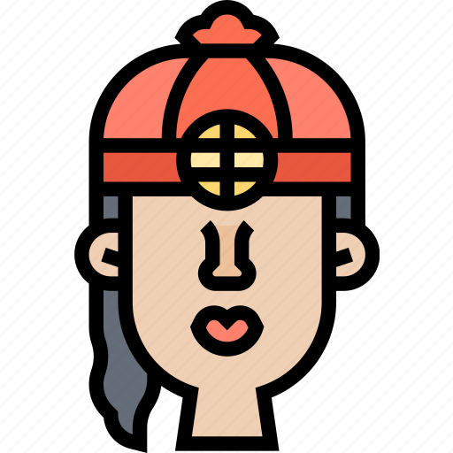 Hat, chinese, man, headwear, traditional icon - Download on Iconfinder