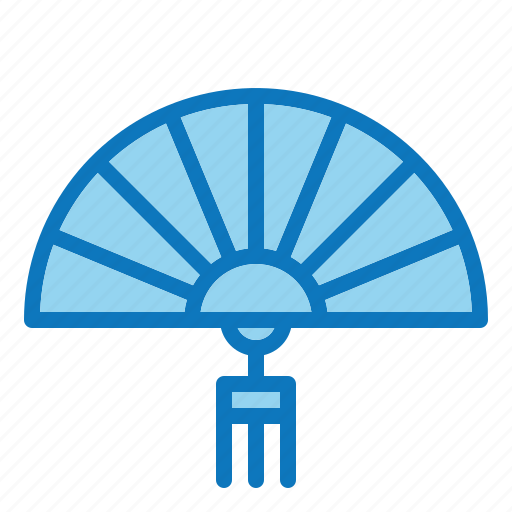 Chinese, folding fan, fan, red, lucky, ornament, decoration icon - Download on Iconfinder