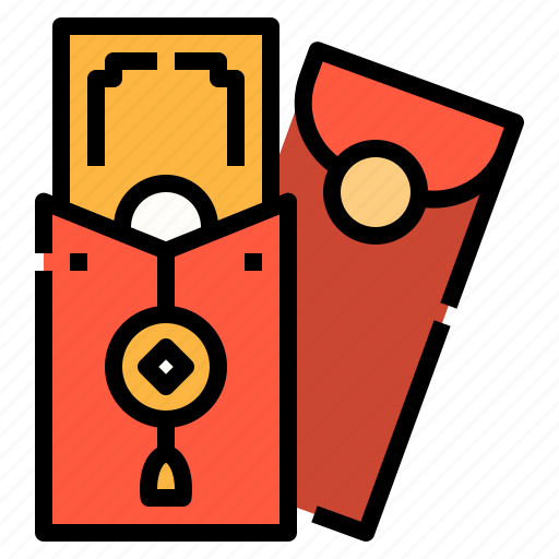 China, envelope, gift, red, reward icon - Download on Iconfinder