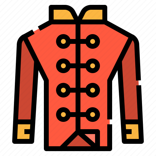 Chinese, clothes, jacket, man, red, shirt icon - Download on Iconfinder
