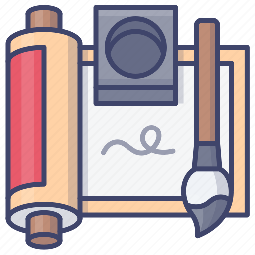 Calligraphy, chinese, culture, brush icon - Download on Iconfinder