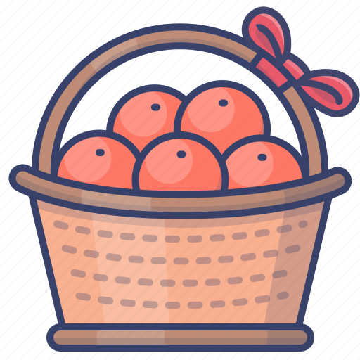 Fruit, basket, chinese, orange icon - Download on Iconfinder