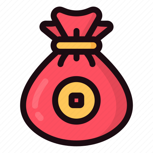 Money, bag, rich, gold, coin icon - Download on Iconfinder