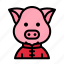pig, animal, kingdom, wildlife, farm 