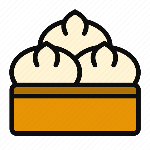 Dimsum, bakpao, chinese, food icon - Download on Iconfinder